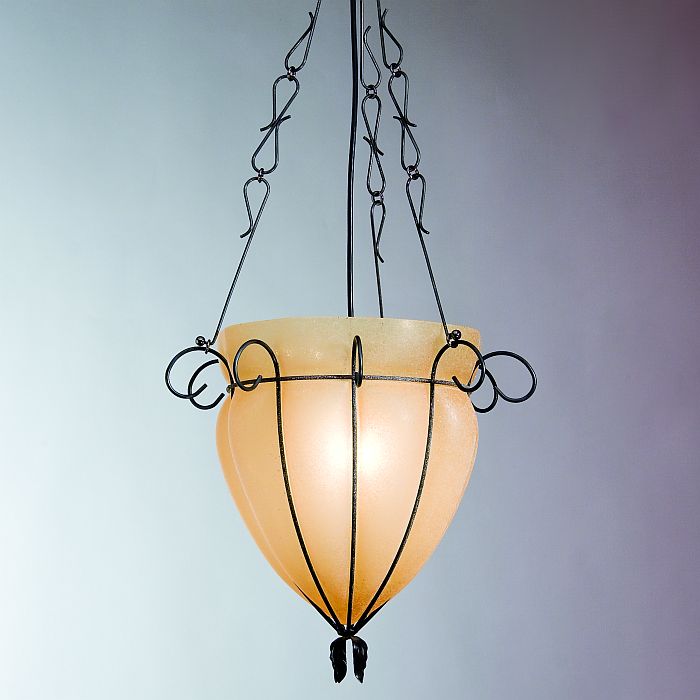 Scavo glass ceiling light from Italy | murano glass scavo pendant ...