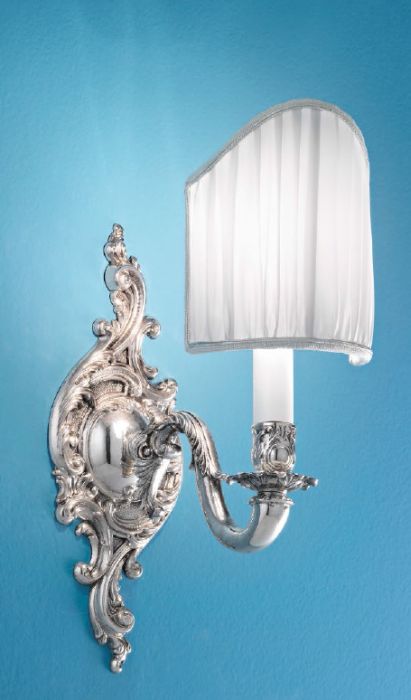 Traditional Italian Silver Wall Sconce