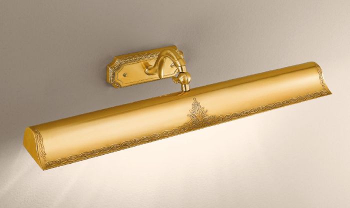 Italian Picture Light in Antique French Gold Finish