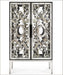 Elegant and ornate Venetian mirrored glass cabinet