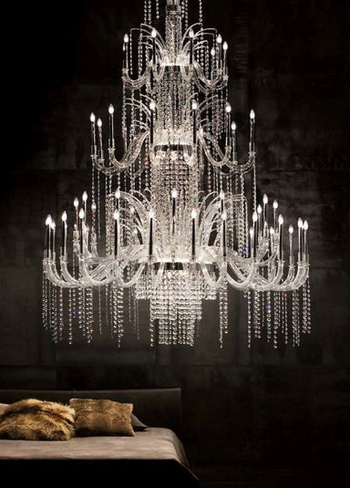 Huge  84 Light Murano Cristallo Chandelier