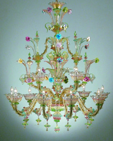 Murano Glass Rezzonico Chandelier