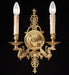 Traditional french gold wall light from Italy