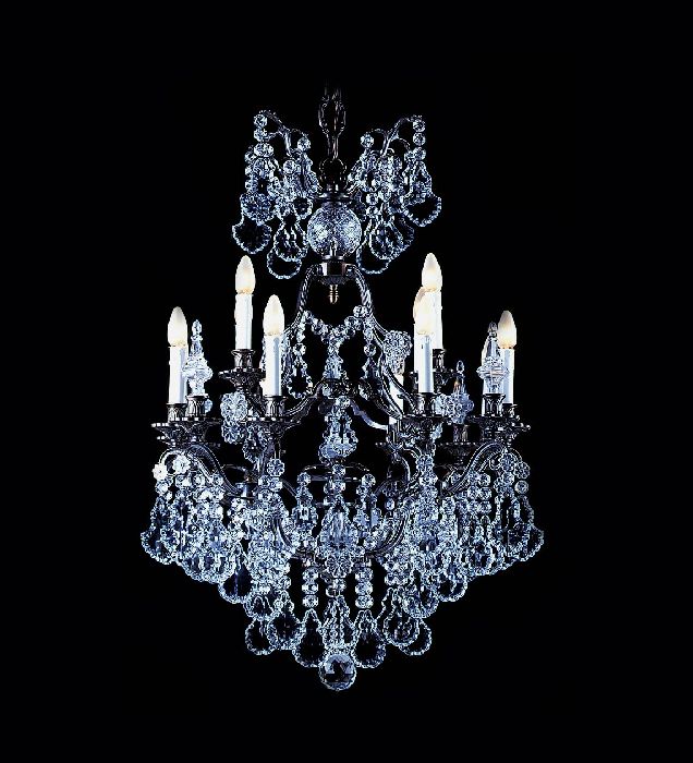 12 Light Bohemian crystal chandelier