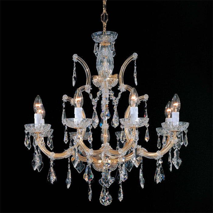 Maria Theresa 9 light Swarovski crystal Italian chandelier