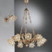 mid-century-9-arm-brass-chandelier-metal-angel-dining-room-pendant-blown-glass-bronze-gold-ivory-antique