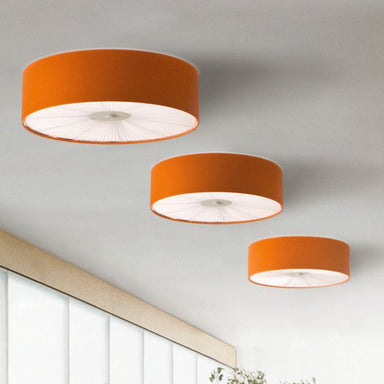 Skin 70cm faux leather ceiling light in 10 colours