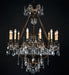 Egyptian Asfour crystal and gold chandelier