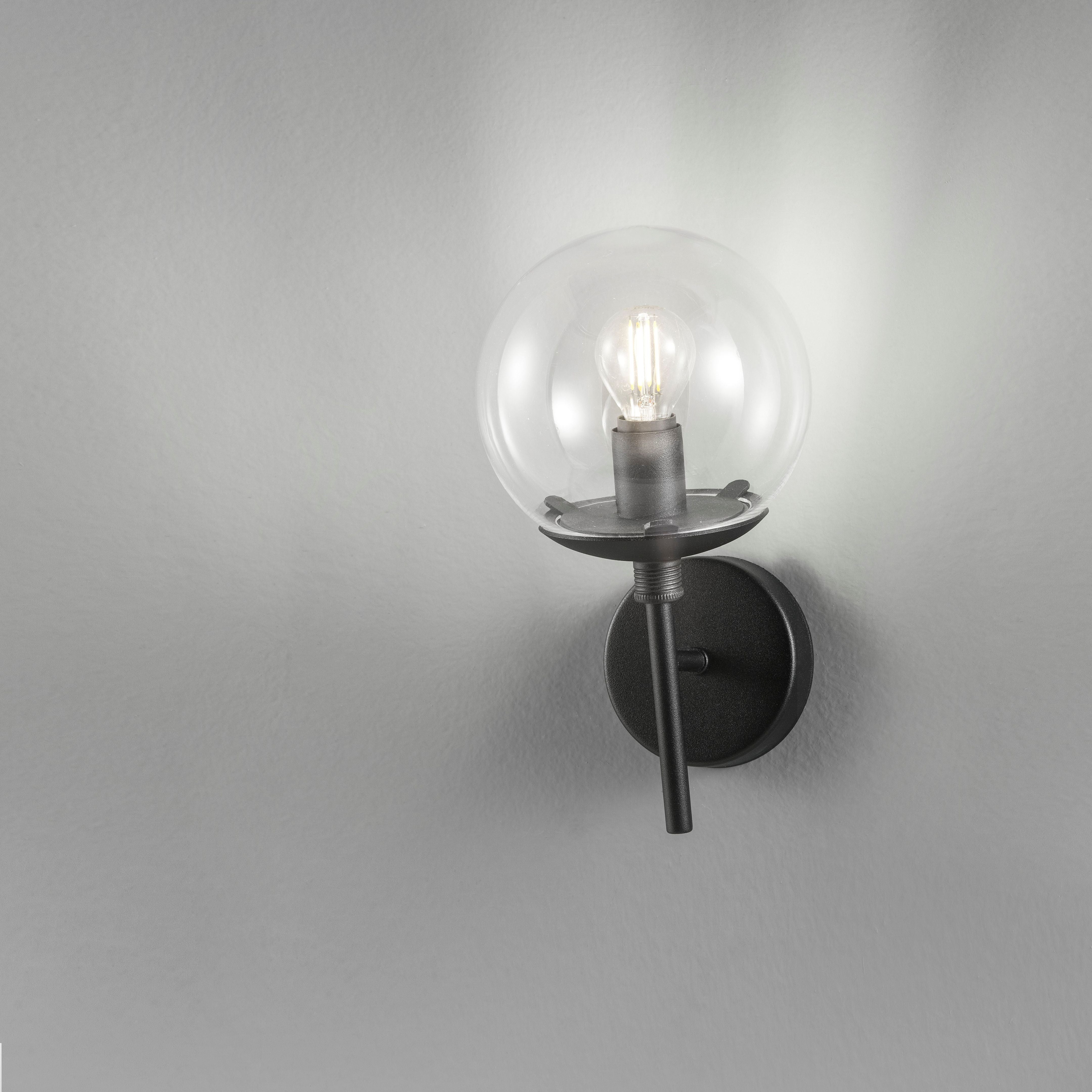 Globe table and wall light