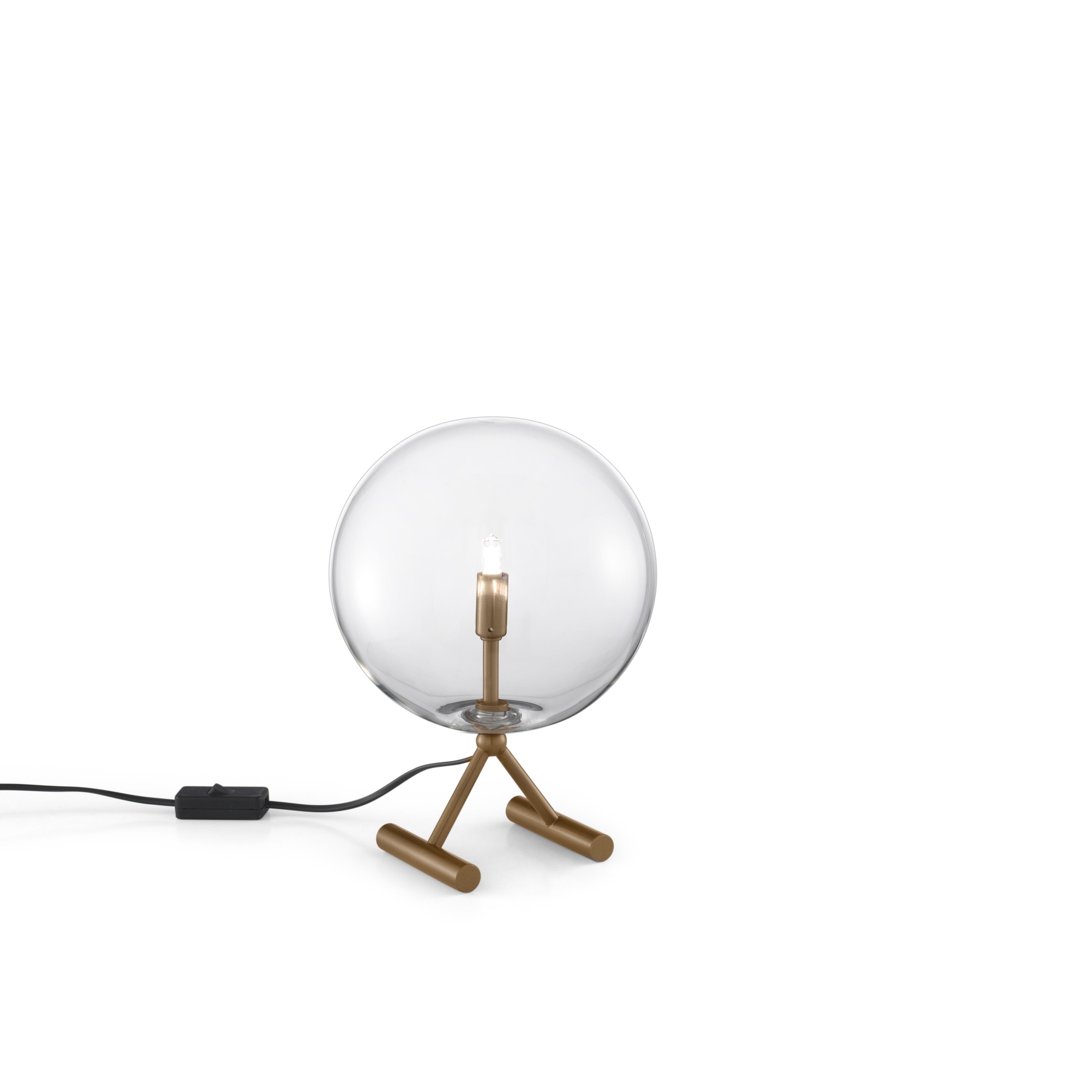 Estro glass globe table and wall light