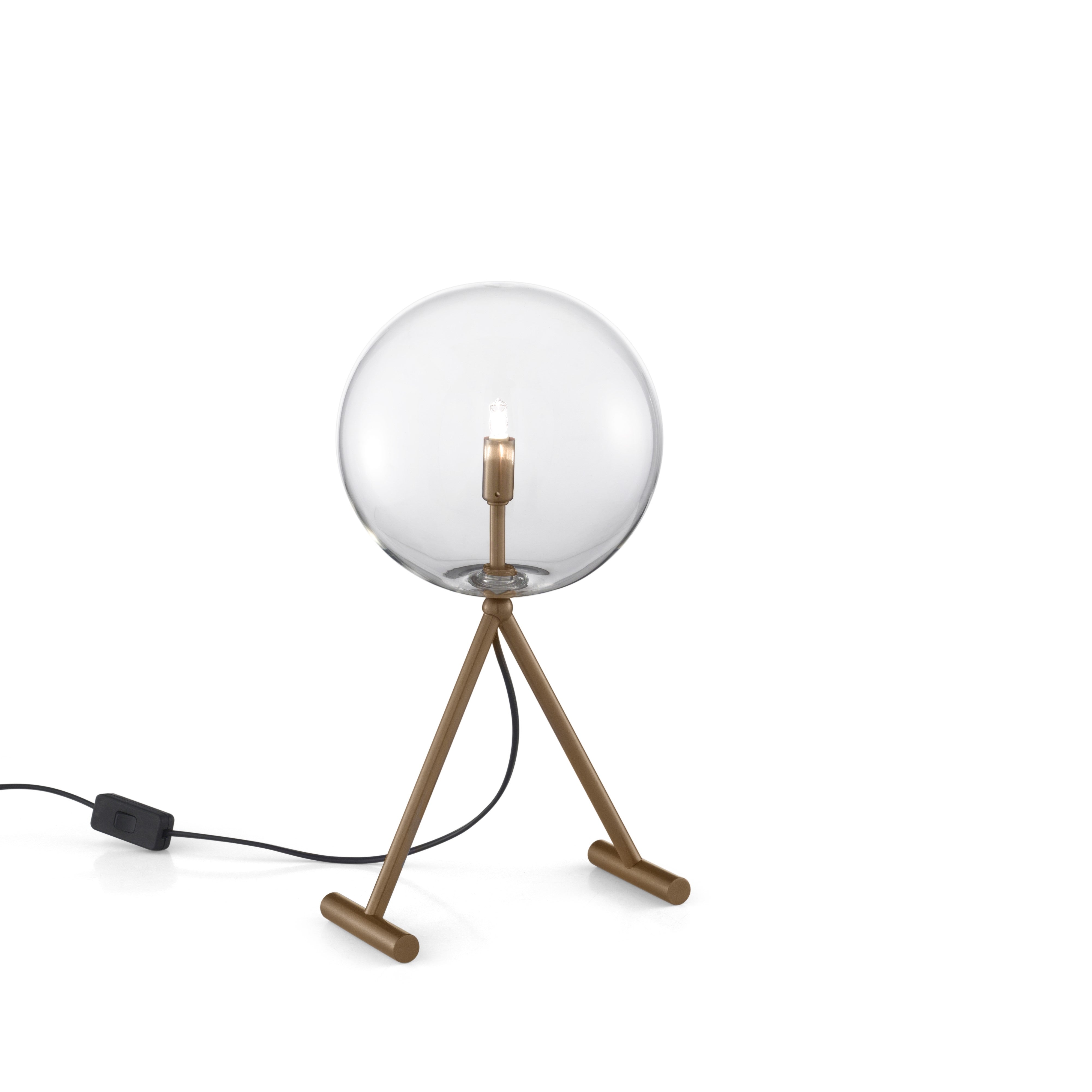 Estro glass globe table and wall light