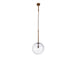 Estro glass globe pendant light