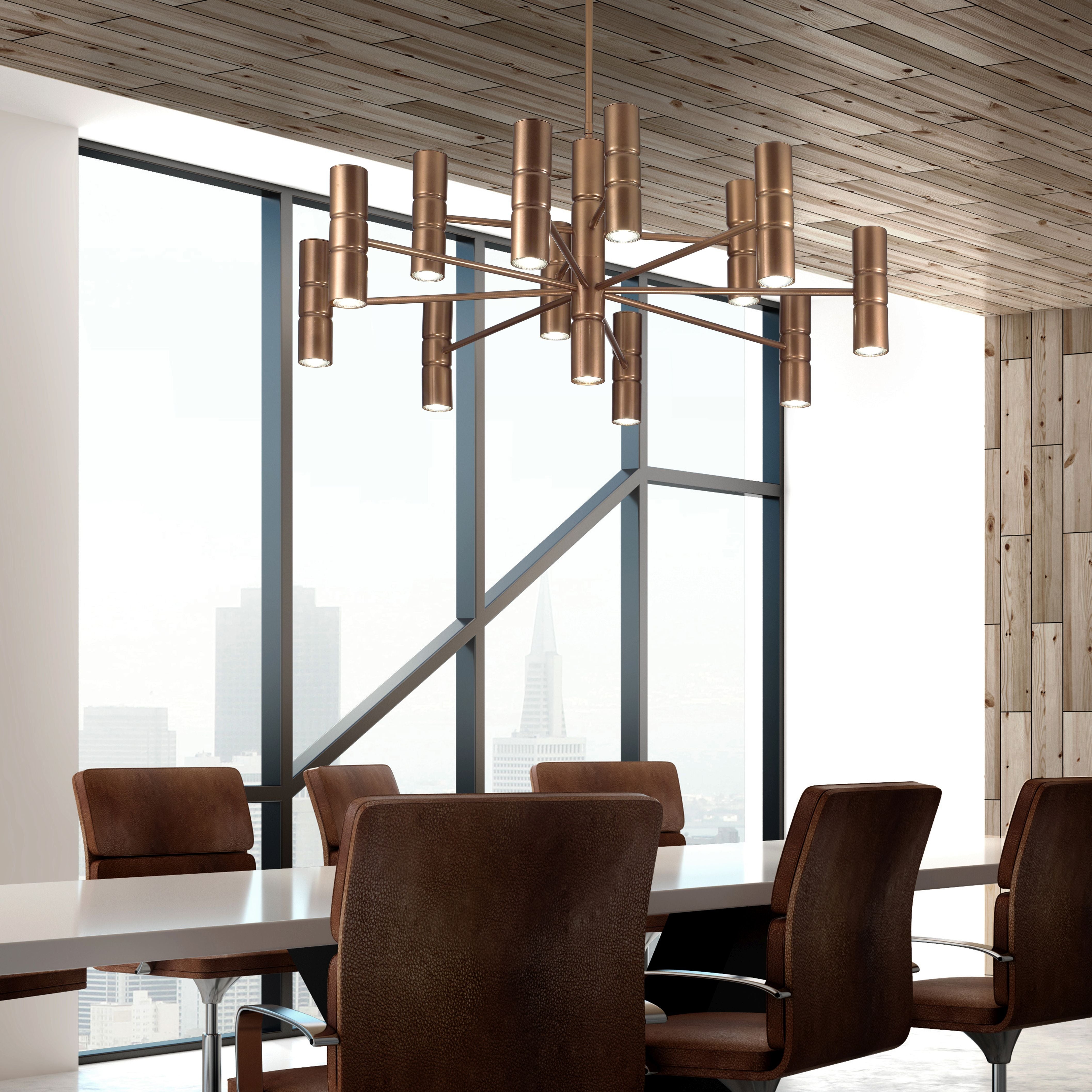 Turbo metal painted ceiling pendants