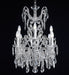 8 Light Luxury Bohemian Crystal Glass Chandelier