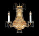 Gold-plated Spectra Swarovski empire style wall light
