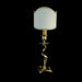 Exquisite 24 carat gold plated brass table lamp