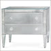 Period-style Venetian mirrored glass chest of drawers