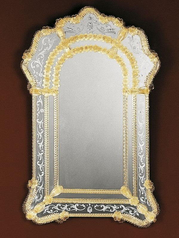 Elegant Hand-Crafted Venetian Mirror