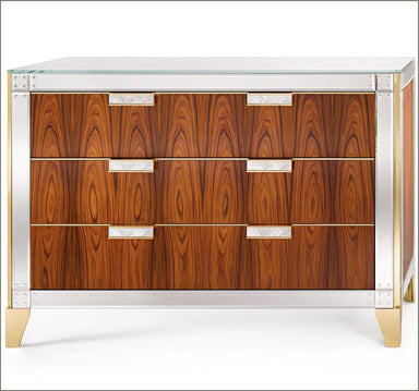 Rosewood sideboard with Venetian mirrored glass detail