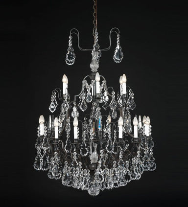 Metre Wide 18 Arm Bohemian Crystal Chandelier