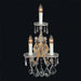 Maria Theresa 3 light crystal wall chandelier from Italy