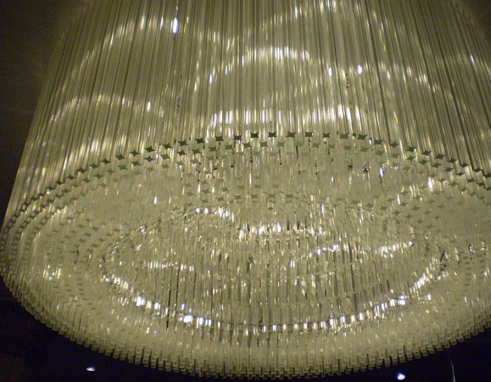 2.5 Metre Murano Glass Prism Chandelier