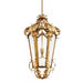 Baroque Style Gold & Glass Hanging Ceiling Lantern