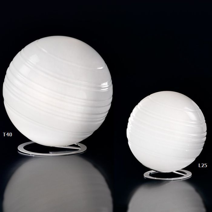 Spherical Murano glass table lights