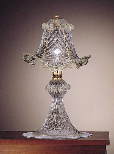 Bell-shaped Murano glass table light