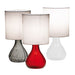 The Seltz red white or grey Murano glass lamp from Venini
