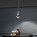 Single black Rain pendant light from Studio Italia Design