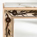 Maple cabinet with bronze Venetian mirrored glass inserts