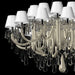 Goutte Murano glass chandelier from De Majo in 5 sizes