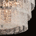 Murano  martellato glass mid-century pendant light