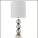 Silver spheres table lamp with premium Elements crystals