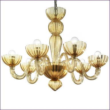 Murano glass Venetian style chandelier in 5 colours