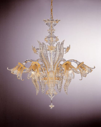 Traditional Murano Glass Chandelier