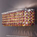 premium crystal pendant wall light with choice of 6 colours