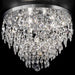 Luxurious Asfour lead crystal flush ceiling light in 5 sizes