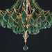 Agate & and crystal chandelier in five colours