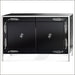 Stunning black Venetian engraved mirror sideboard