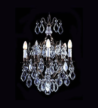 Bohemian crystal chandelier with 5 lights