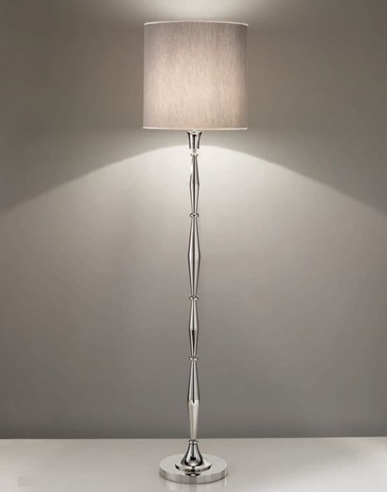 Modern Italian floor lamp with choice of shade colour