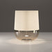 Grey or orange Murano glass table light from De Majo