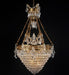 10 Light French Gold Bespoke Chandelier with Crystals