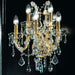 Asfour crystal 5-light traditional wall chandelier