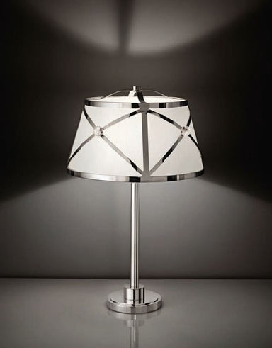 Modern table lamp with Swarovski gems & 7 shade colours