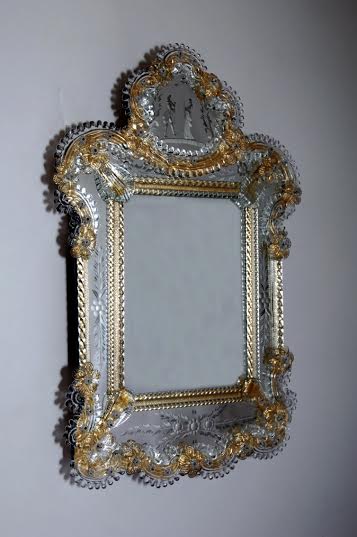 Decroative 17th Century Venetian Mirror