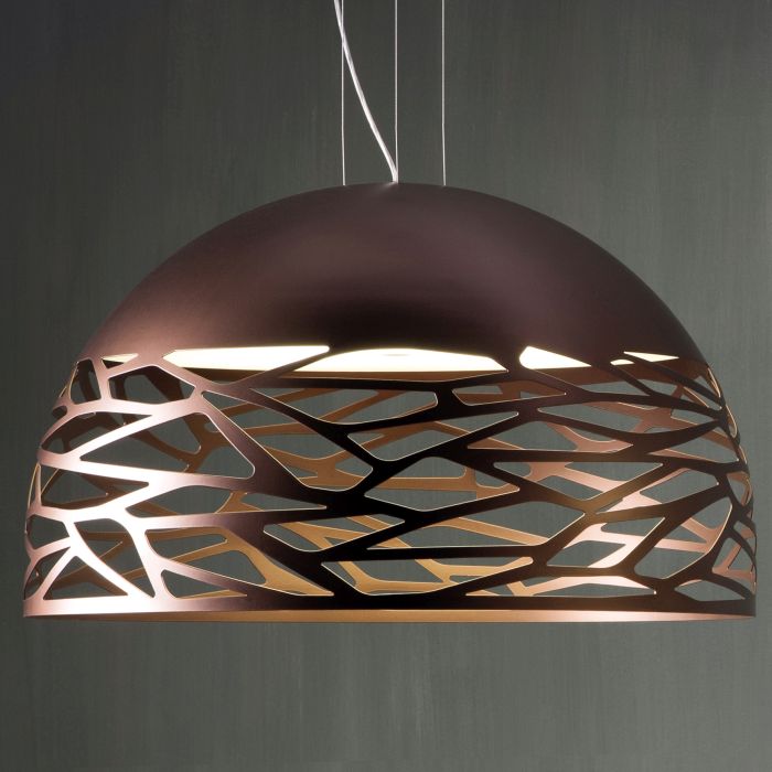 Kelly 80 cm ceiling dome pendant in 3 colours