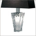 Vicky D69 B03 crystal lamp with shade from Fabbian
